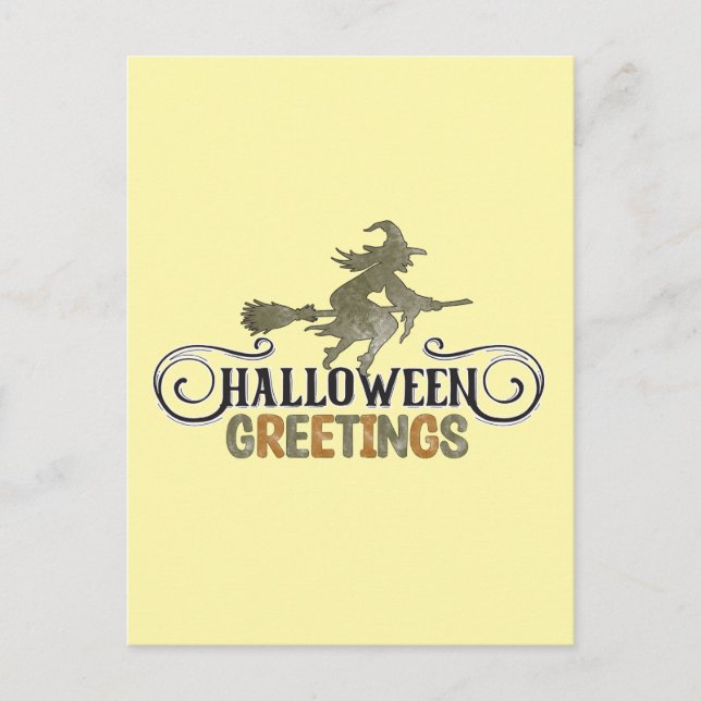Halloween Greetings - Halloween Postkarte (Vorderseite)