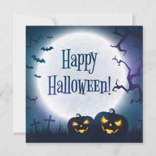 Halloween Greetings Karte