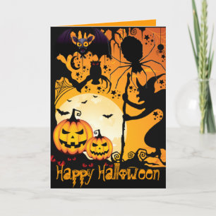 Halloween greetings_ karte