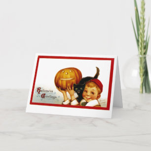 Hallowe'en Greetings Karte