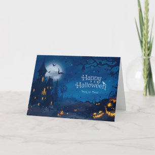 Halloween Greetings Karte
