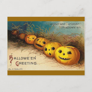 Halloween Greetings Postkarte