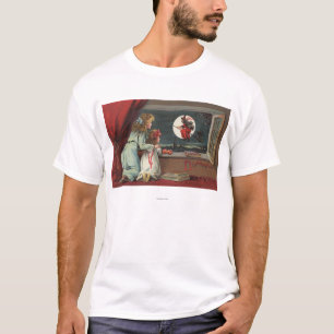 Halloween GreetingWitch vom Fenster T-Shirt