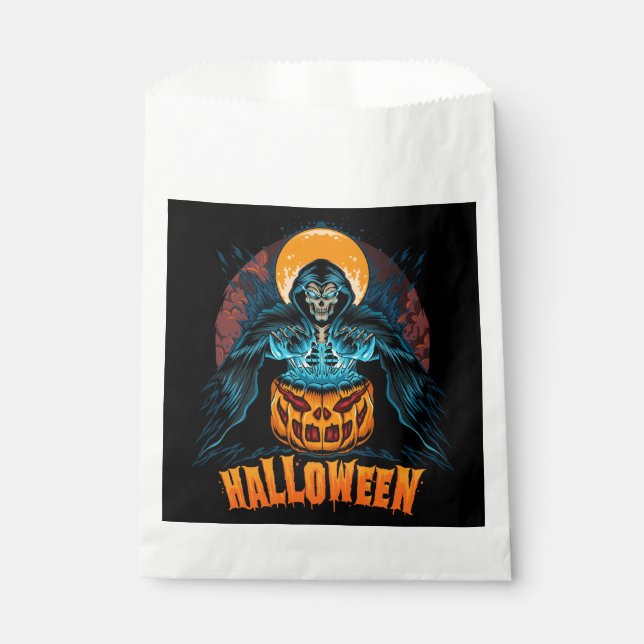 Halloween Grim Sensenmann Geschenktütchen (Vorderseite)