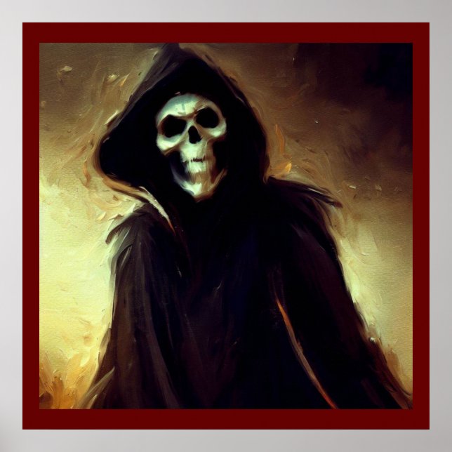 Halloween - Grimischer Sensenmann 2 Poster (Vorne)