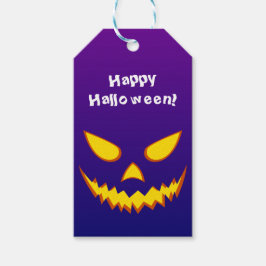 Halloween Grinning Face Kürbislaterne Pumpkin Geschenkanhänger