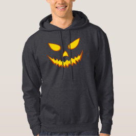 Halloween Grinning Face Kürbislaterne Pumpkin Hoodie