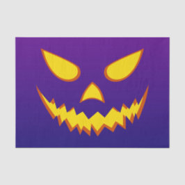 Halloween Grinning Face Kürbislaterne Pumpkin Seidenpapier
