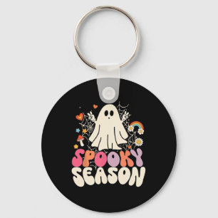 Halloween Groovy Boo Ghost Spooky Mens Kids Schlüsselanhänger