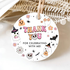 Halloween Groovy Ghost 1. Geburtstag Geschenkanhänger