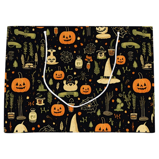 Halloween Große Geschenktüte (Vorderseite)
