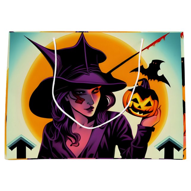 Halloween Große Geschenktüte (Vorderseite)