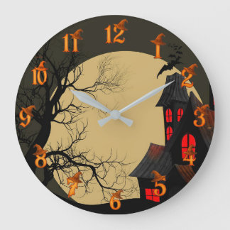 Halloween große wanduhr
