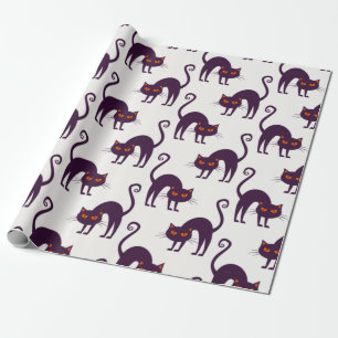 Halloween Group Patterns Geschenkpapier