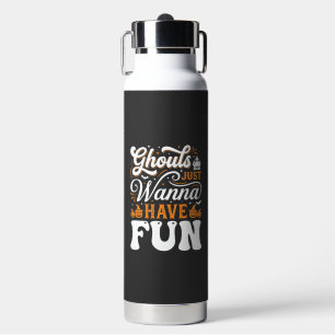 Halloween-Grüfte wollen nur Spaß haben Design_1 Trinkflasche