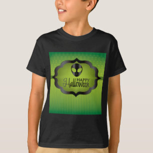 Halloween-grüne Alien T-Shirt