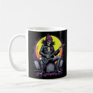Halloween Grunge Skeleton Kaffeetasse
