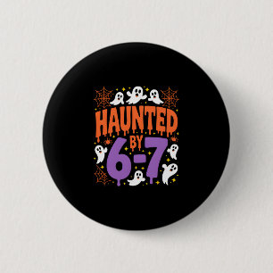 Halloween Grusel 67 Six Seven Meme 1 (5) Button