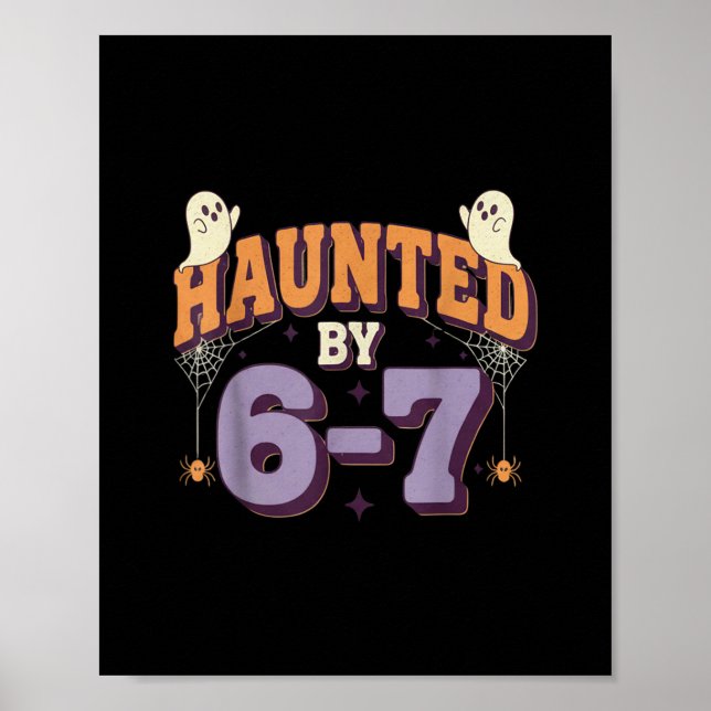 Halloween Grusel 67 Six Seven Meme 1 (9)  Poster (Vorne)