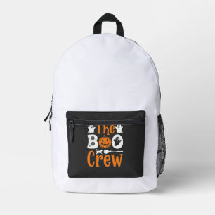Halloween Grusel Crew Geist Kürbis Katze Design Bedruckter Rucksack