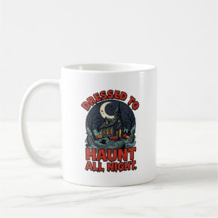 Halloween Grusel-Friedhof-Kostenüm Nacht Kaffeetasse