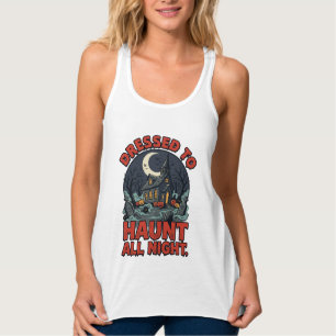 Halloween Grusel-Friedhof-Kostenüm-Nacht Tank Top