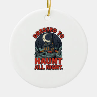 Halloween Grusel-Friedhof-Kostüm-Nacht Keramik Ornament
