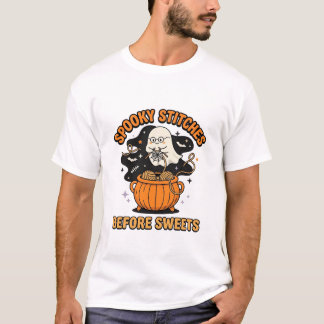 Halloween Grusel Garn Ghost T-Shirt