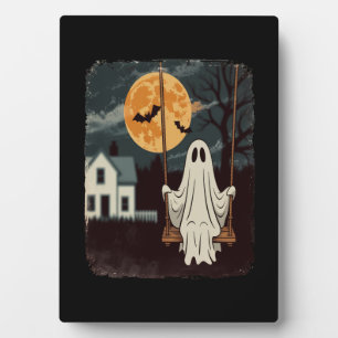 Halloween Grusel Geist Schaukel Fotoplatte