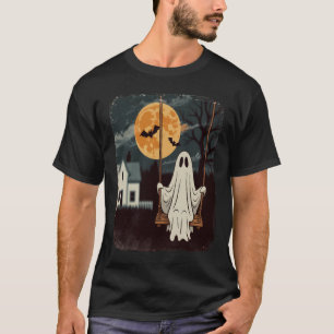 Halloween Grusel-Geister-Schaukel T-Shirt