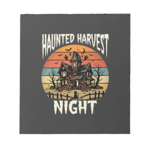 Halloween Grusel-Kürbis-Nacht Notizblock