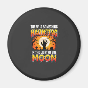 Halloween Grusel Mond Friedhof Horror Magnet