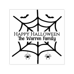 Halloween Grusel Spinnennetz Spinne Fledermäuse Fa Permastempel
