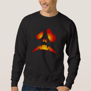 Halloween Gruselig Halloween Kürbiskopf Gesicht Gr Sweatshirt