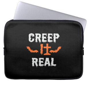 Halloween Gruselig Wirklich Lustige Fledermaus Geb Laptopschutzhülle