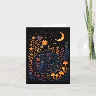 Halloween Gruselige Jahreszeit Shirt Hexe Mystisch Karte