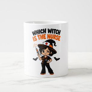 Halloween gruselige süße Krankenschwester & Arztki Jumbo-Tasse