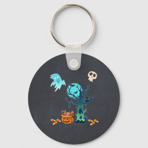 Halloween Gruselige Unheimliche Geister Fledermäus Schlüsselanhänger