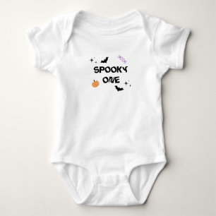 Halloween Gruseliger Erster Geburtstag  Baby Strampler