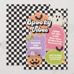 Halloween Gruseliger Geburtstag Einladung