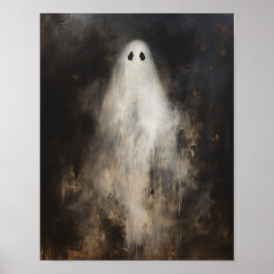 Halloween Gruseliger Geist Poster