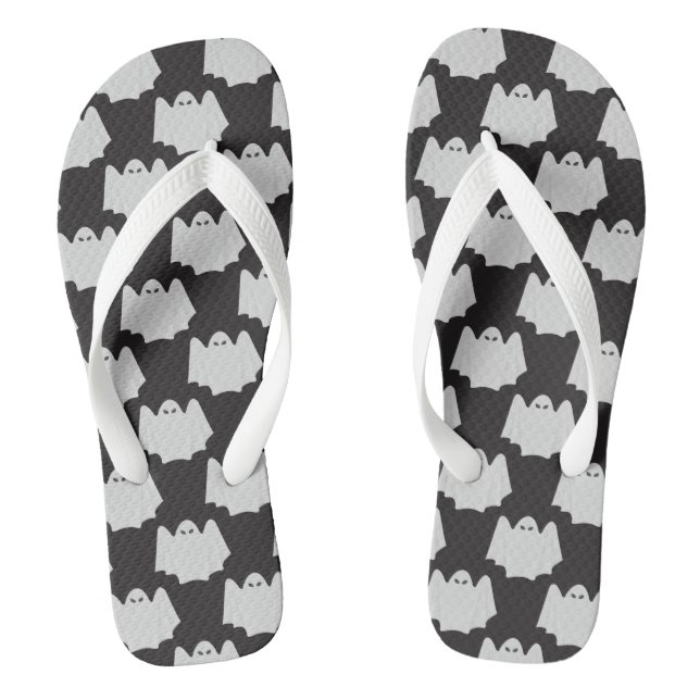 Halloween, Gruseliger Geist, Süßes oder Saures, Bu Flip Flops (Fußbett)