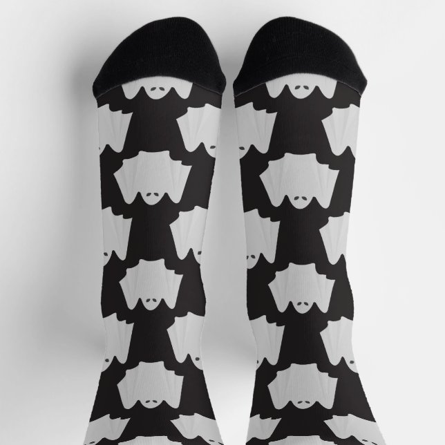 Halloween, Gruseliger Geist, Süßes oder Saures, Bu Socken (Oben)