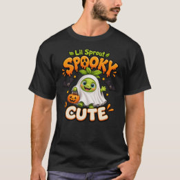 Halloween Gruseliger Süßer Geist T-Shirt