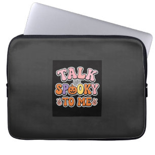 Halloween Gruseliger Talk Gruselig Für Mich Design Laptopschutzhülle
