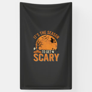 Halloween Gruseliger Verlassener Schloss Vektor Banner