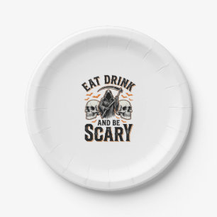Halloween Gruseliges Essen Trinken Und Sei Gruseli Pappteller