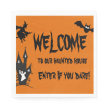 Halloween Gruseliges Spukhaus Papier