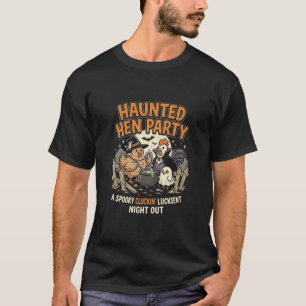 Halloween Gruselparty für Hühner T-Shirt