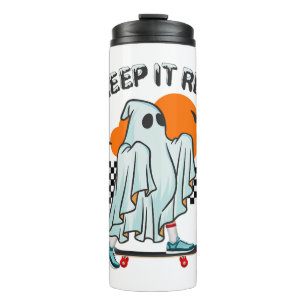 Halloween Gruselspaß Echt Lustiger Geist Halloween Thermosbecher